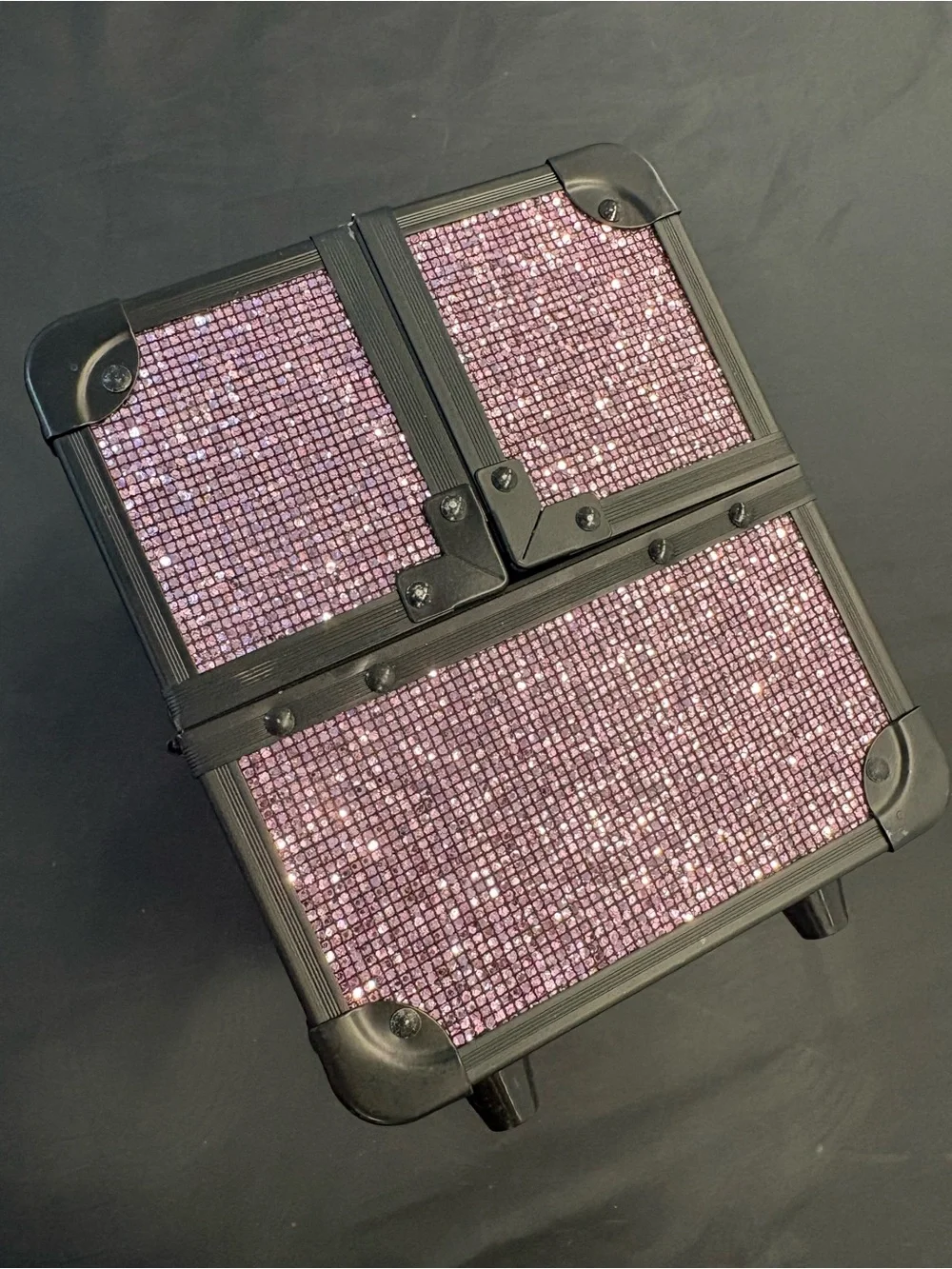 Ulta Beauty Artistry Edition Sparkling Pink Makeup Train Case